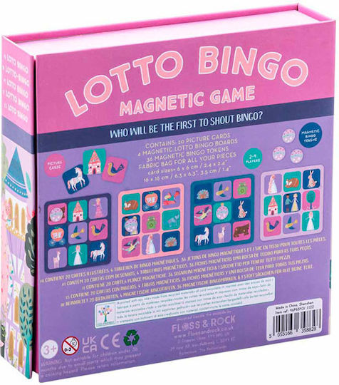 Board Game Lotto Bingo Fairy Tale for 2-4 Players 3+ Years Old (EN) Floss & Rock