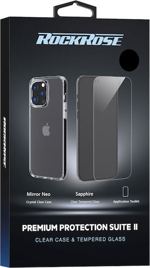 Rockrose 2.5D Premium Back Cover Tempered Glass Διάφανο (iPhone 14 Plus)