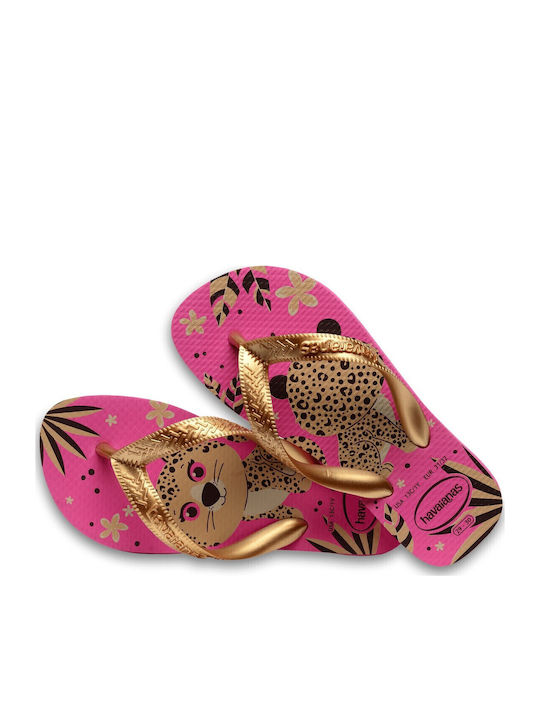 Kids' Flip Flops Fuchsia Top Pets