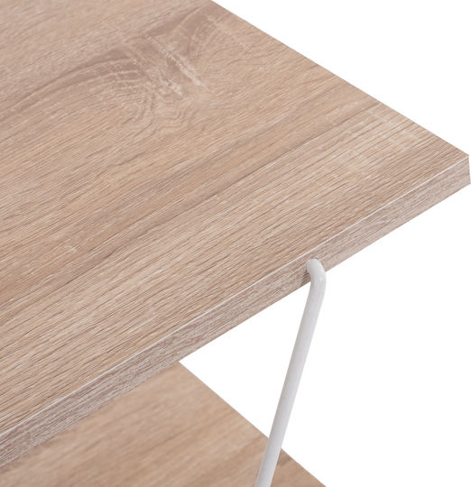 TV Stand Tars Sonoma / White L120xW32xH33cm