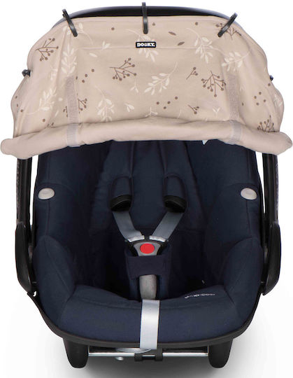 Dooky Sunshade Stroller Beige Romantic Leaves