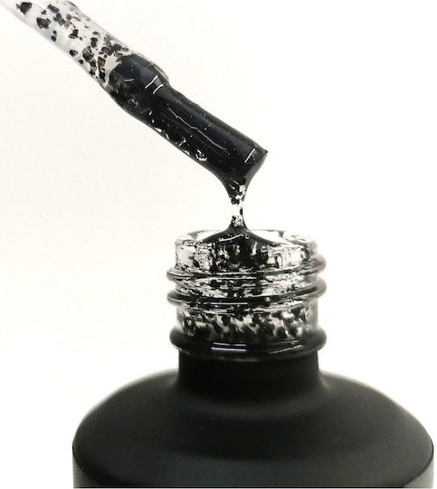 Laloo Cosmetics Nail Art Gel Falsche Nagelgel Schwarz 15ml