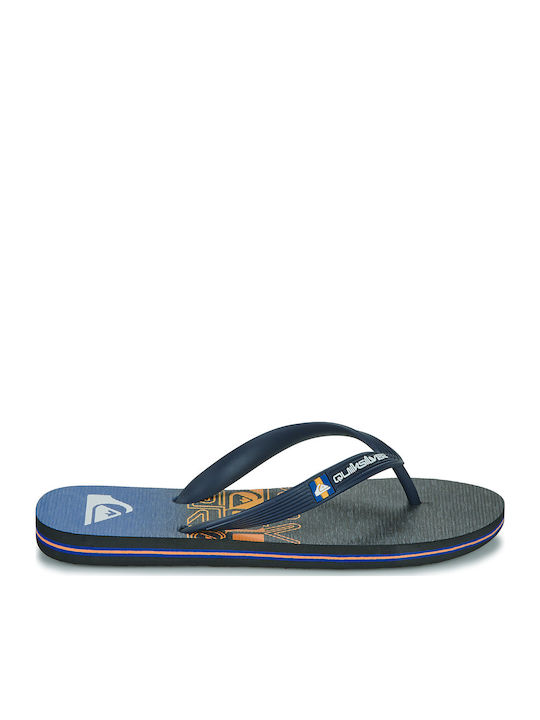 Kids' Flip Flops Blue Molokai Art