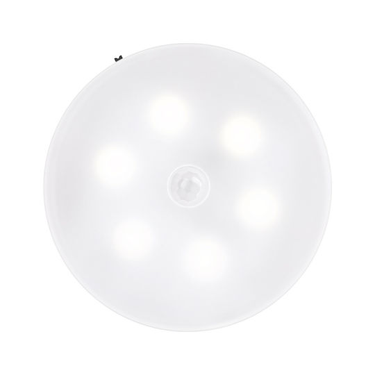 Rebel Rechargeable LED Light Spot for Cabinets with Battery Powered and Photocell 1pcs