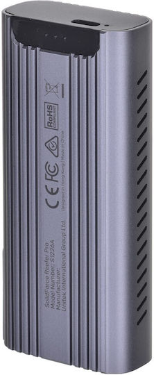 Unitek SolidForce Reefer Pro Θήκη για Σκληρό Δίσκο M.2 PCI Express NVME με σύνδεση Type-C