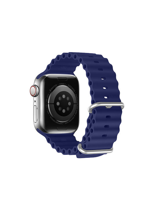 Dux Ducis OceanWave Version Λουράκι Σιλικόνης Navy Μπλε (Apple Watch 38/40/41mm)
