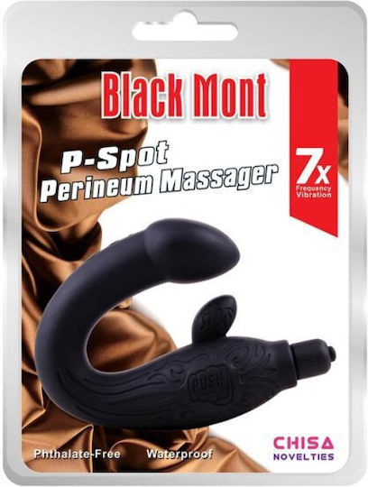 Chisa Novelties Black Mont P-Spot Perineum Massager Πρωκτικός Δονητής Black 29cm