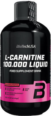 Biotech USA L-Carnitine cu Carnitină 100000mg și Gust Măr 500ml