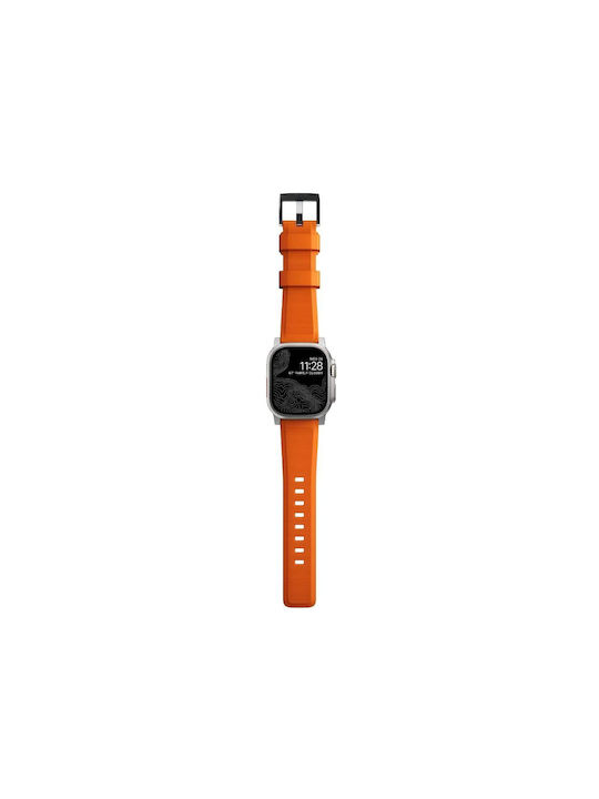 Nomad Rugged Λουράκι Σιλικόνης Πορτοκαλί (Apple Watch 42/44/45mm / 49mm)