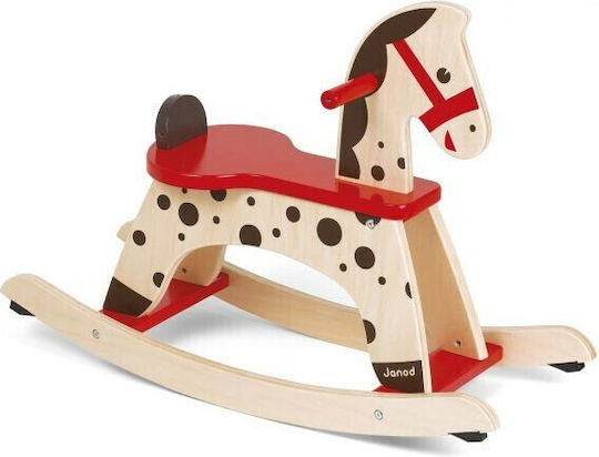 Janod Schaukelspielzeug Pferd für 12++ Monate Beige