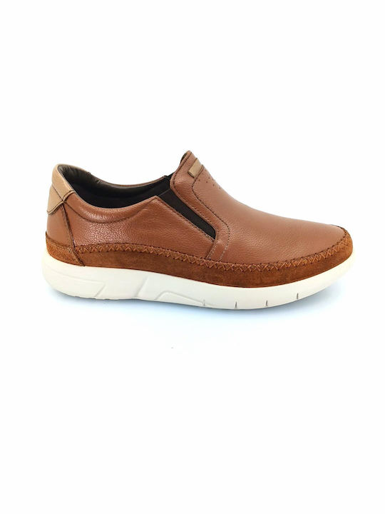 Boxer Men's Anatomic Leather Casual Shoes Tabac Brown