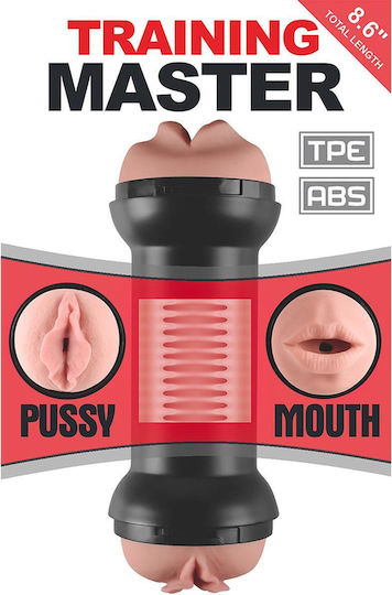 Lovetoy Training Master Double Side Stroker-Pussy & Anus Masturbator LV250002 1buc
