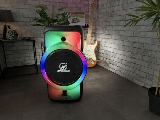 N-Gear Boxă Karaoke Cu Microfon Wireless Juke 12 Negru