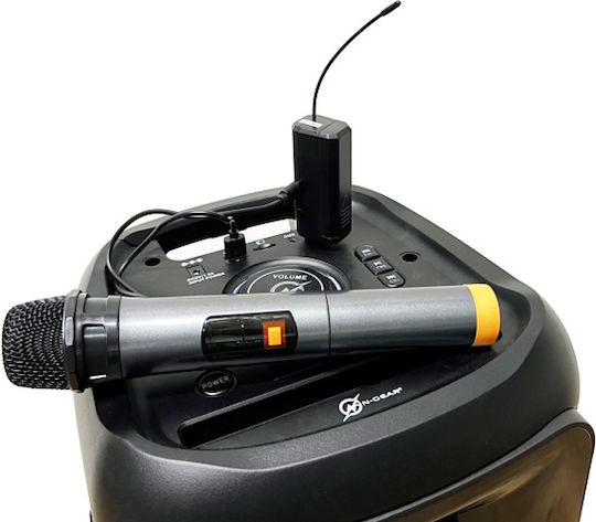 N-Gear Boxă Karaoke Cu Microfon Wireless Juke 12 Negru