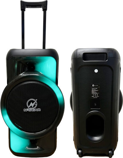 N-Gear Boxă Karaoke Cu Microfon Wireless Juke 12 Negru