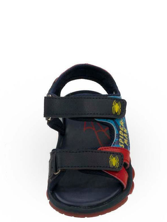 Kinder Sandalen 13SP3N08LA mit Klettverschluss & Lichtern Blau