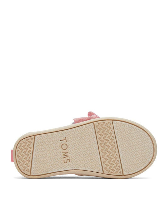 Kids Espradrilles with Hoop & Loop Closure Pink