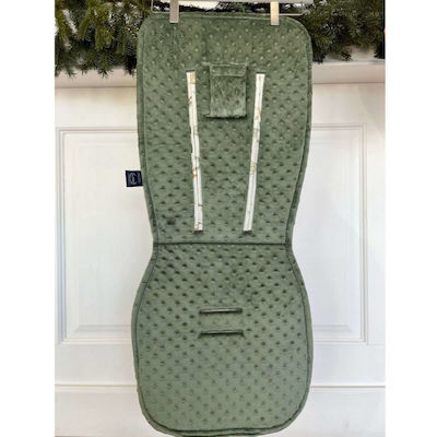 La Millou Stroller Seat Liner Double Sided 36.5x85cm Green