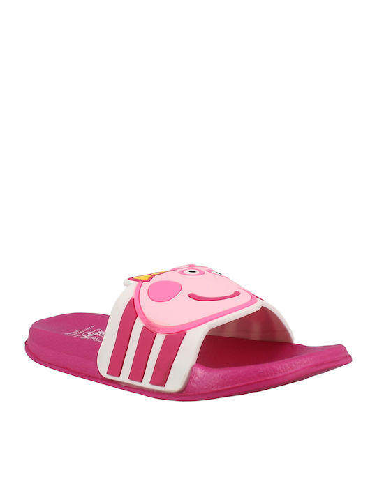 Παιδικές Σαγιονάρες Slides Peppa Pig Φούξια Peppa Pig