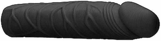 Shots RealRock Penis Sleeve Προέκταση Πέους Black 17cm