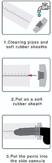 Shots Silicone Pump Sleeve Ανταλλακτικό Αξεσουάρ Μαύρο