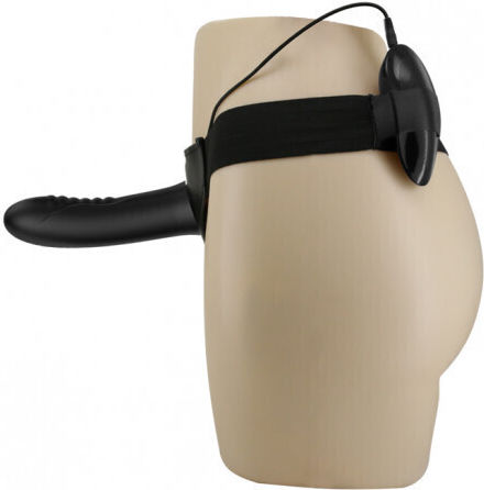 Pretty Love Myron Harness με Dildo 18cm και Δόνηση σε Μαύρο Χρώμα