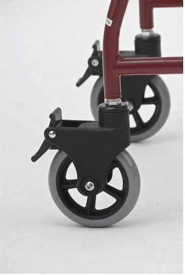 Alfa Care AC-32 Αναπηρικό Αμαξίδιο Μπάνιου Απλού Τύπου 45cm 10-504-027 Κόκκινο