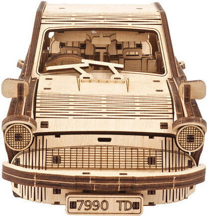 Ugears Jucărie de Construcție din Lemn Flying Ford Anglia