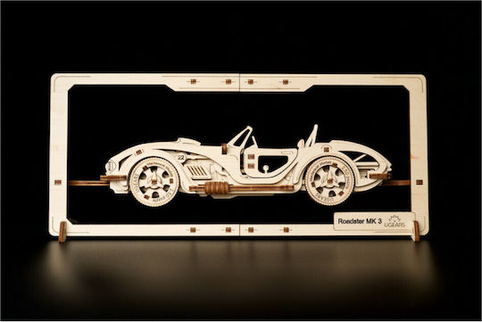 Ugears Παιχνίδι Κατασκευών Ξύλινo Roadster MK3