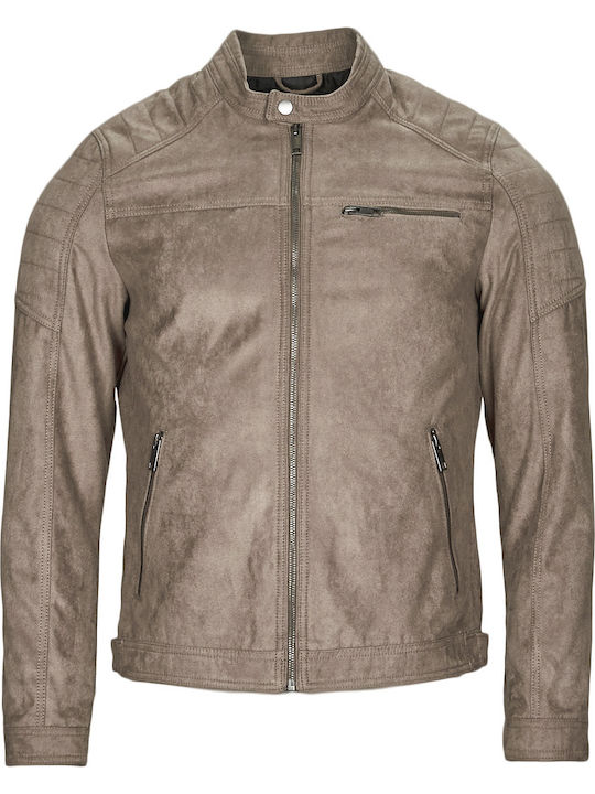Jacket Made of Synthetic Leather Biker Falcon/Fake Suede