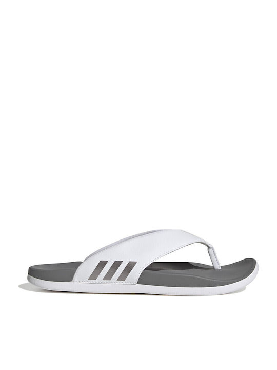 Adilette Comfort Flip Flop Σαγιονάρες σε Λευκό Χρώμα