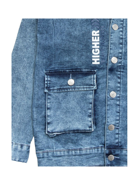 Funky Boys Denim Jacket Blue