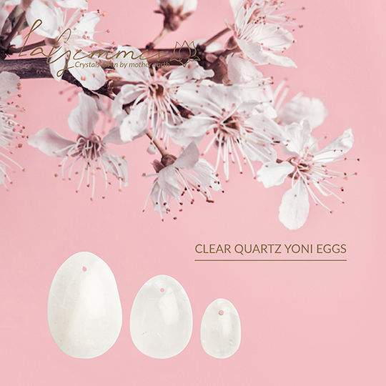 La Gemmes Clear Quartz Egg L Vaginalbälle Transparente