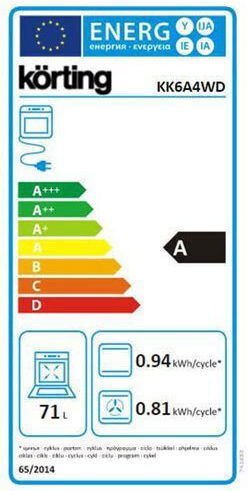 Korting Aragaz 71lt cu Plite pe Gaz Lichefiat L60cm. White