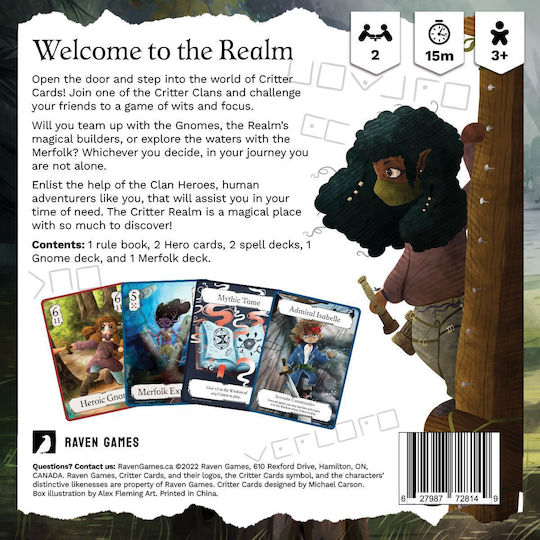 Brettspiel Gnomes vs Merfolk für 2 Spieler (EN) Red Raven Games