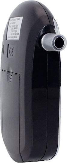 Tragbares Messgerät mit LCD-Bildschirm & 5 Mundstücke 11x7x3cm Digitale Alkoholtester