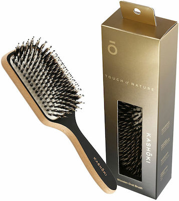 Kashoki Touch of Nature Brush Hair for Hair Styling Black