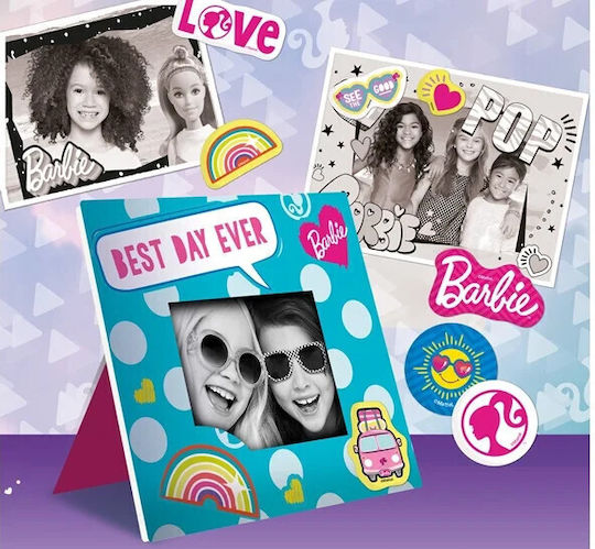 Lisciani Giochi Barbie Print Camera Instant Photos Kinderkamera mit Thermodruck Optischer Zoom 25x Rosa
