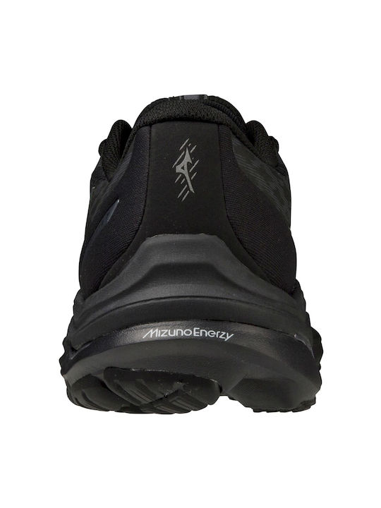 Wave Equate 7 Ανδρικά Αθλητικά Παπούτσια Running Μαύρα
