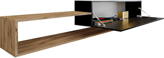 Holz Soniro Natur / Schwarz 210x35x48cm 162529909
