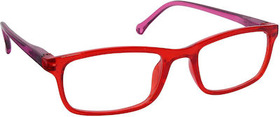 Eyelead E215 Reading Glasses +1.25 in Red color E215 E 215