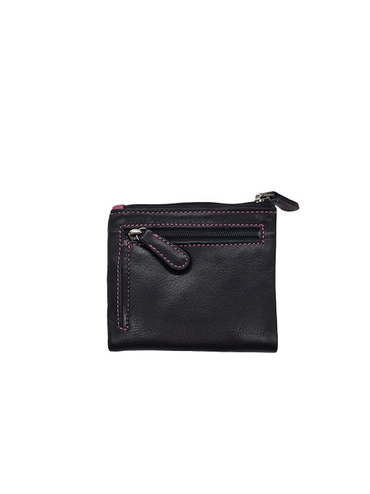 Kion 711 Small Leather Women's Wallet Black