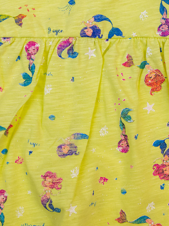 Kinderkleid Ärmellos Gelb