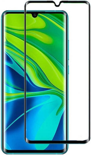 5D Full Face Tempered Glass Μαύρο (Mi 10 Lite)