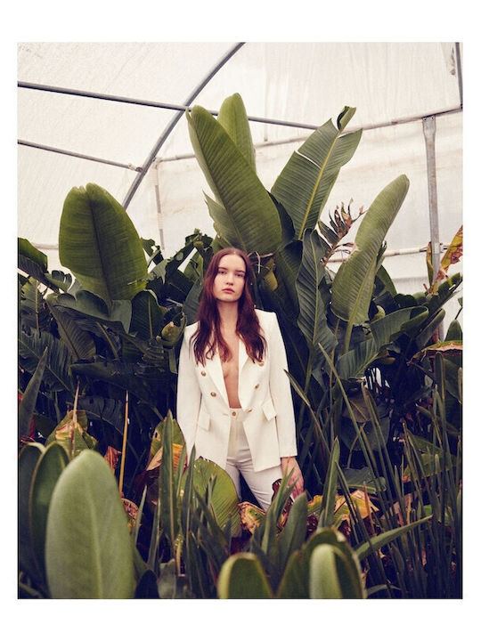 Forel Damen Blazer Beige