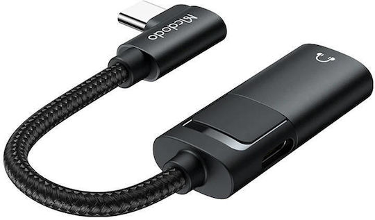 Mcdodo Μετατροπέας USB-C male σε 3.5mm / USB-C female 1τμχ CA-1880