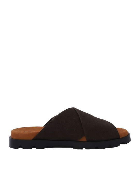 Brutus Leder Herrensandalen in Gray Farbe