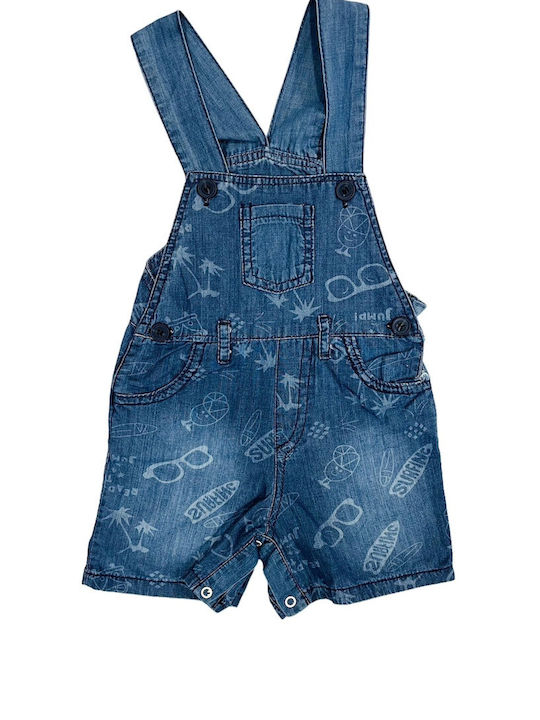 Hashtag Baby Bodysuit Set Short-Sleeved with Shorts Blue