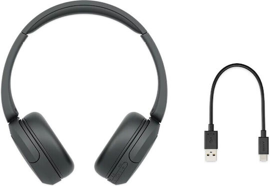 Sony WH-CH520 Wireless Bluetooth On Ear Headphones with 50 Hours Playing Time and Quick Charge Black