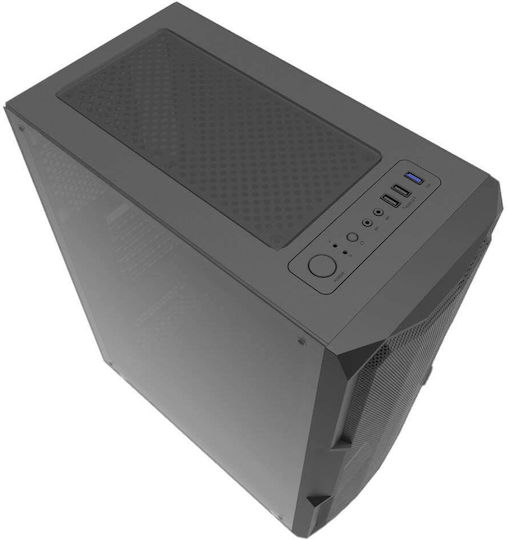 Darkflash Aquarius Mesh Midi-Tower Computergehäuse Schwarz